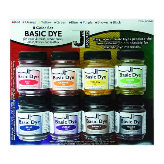 Jacquard 8 Color Basic Dye Set